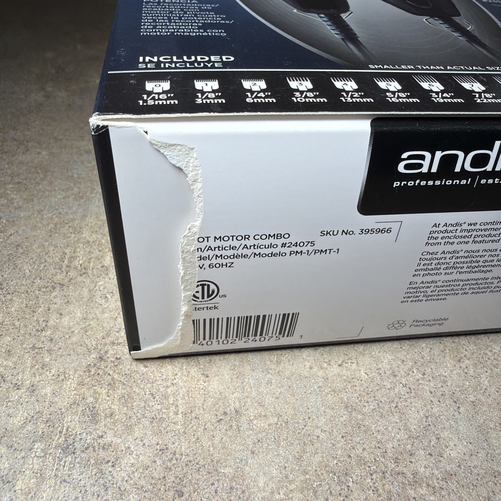 Andis Pivot Motor Combo Adjustable Blade Clipper & Trimmer #24075