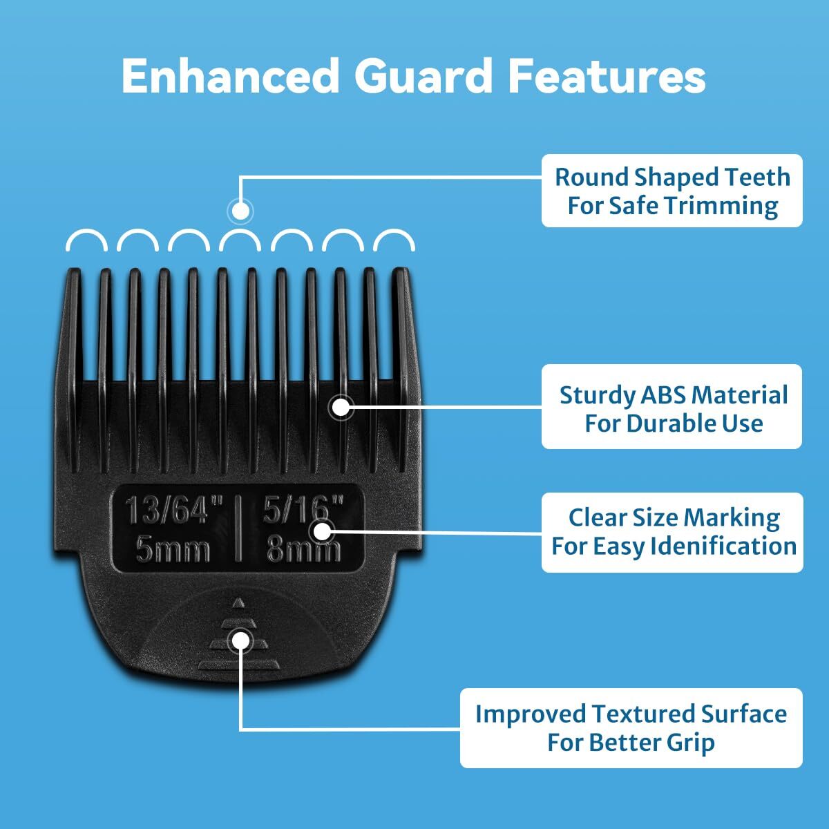 2 Pack Clipper Guards Combs Fit for Manscaped The Lawn Mower 4.0 Groin Hair