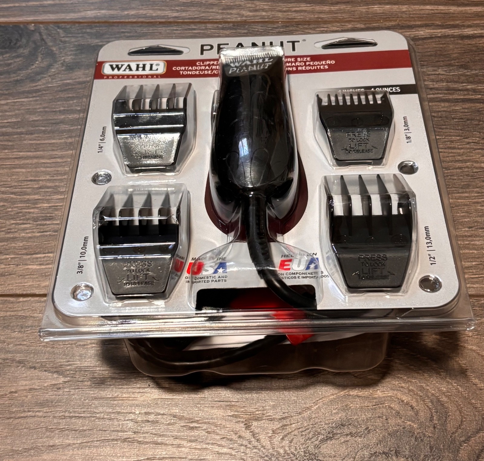 WAHL Professional Peanut – Model # 8655 Black Kit Trimmer Clipper