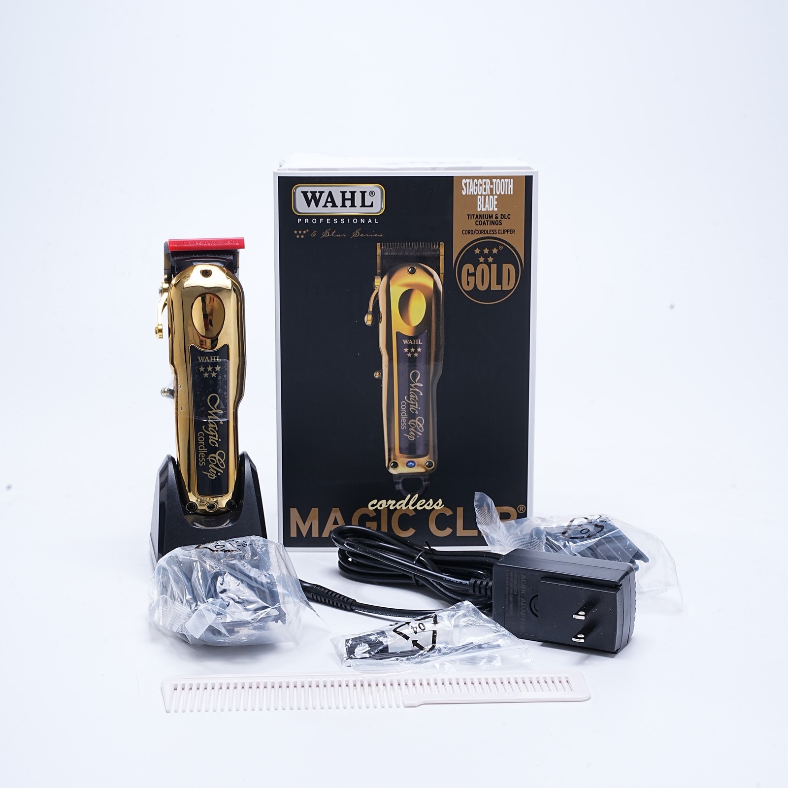 New Professional 5 Star Edition 8148-100 Gold Cordless Magic Clip -US