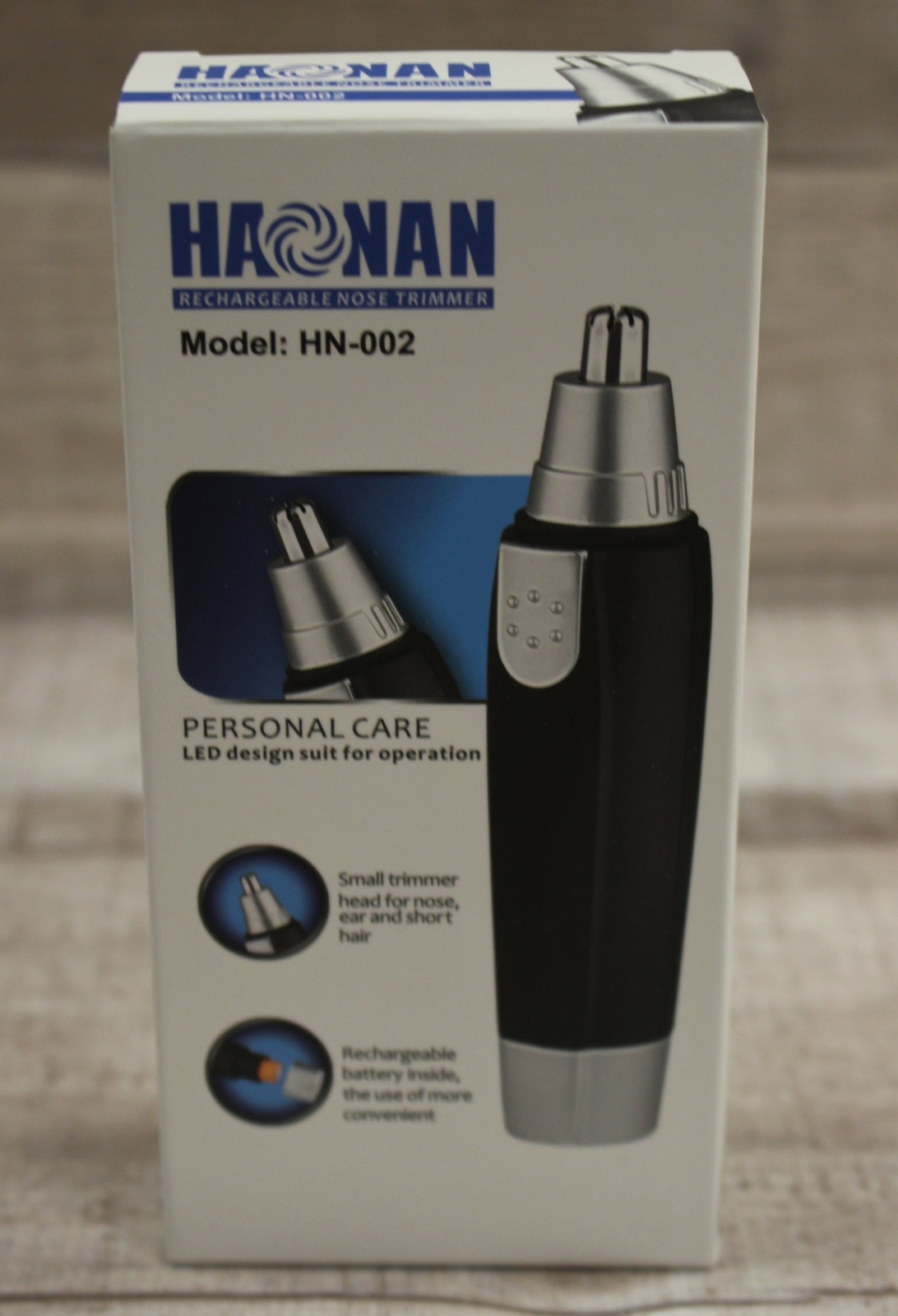 Hanan HN-002 Men’s Battery Powered Nose/Ear Hair Clipper – New