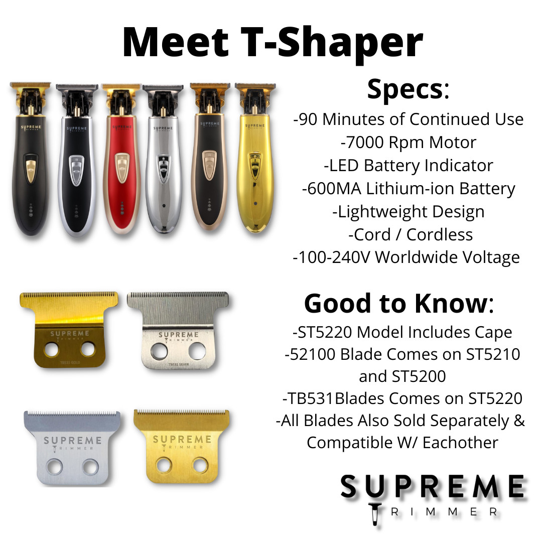 Supreme Trimmer T-Shaper Beard & Hair Trimmer – Factory Recertified