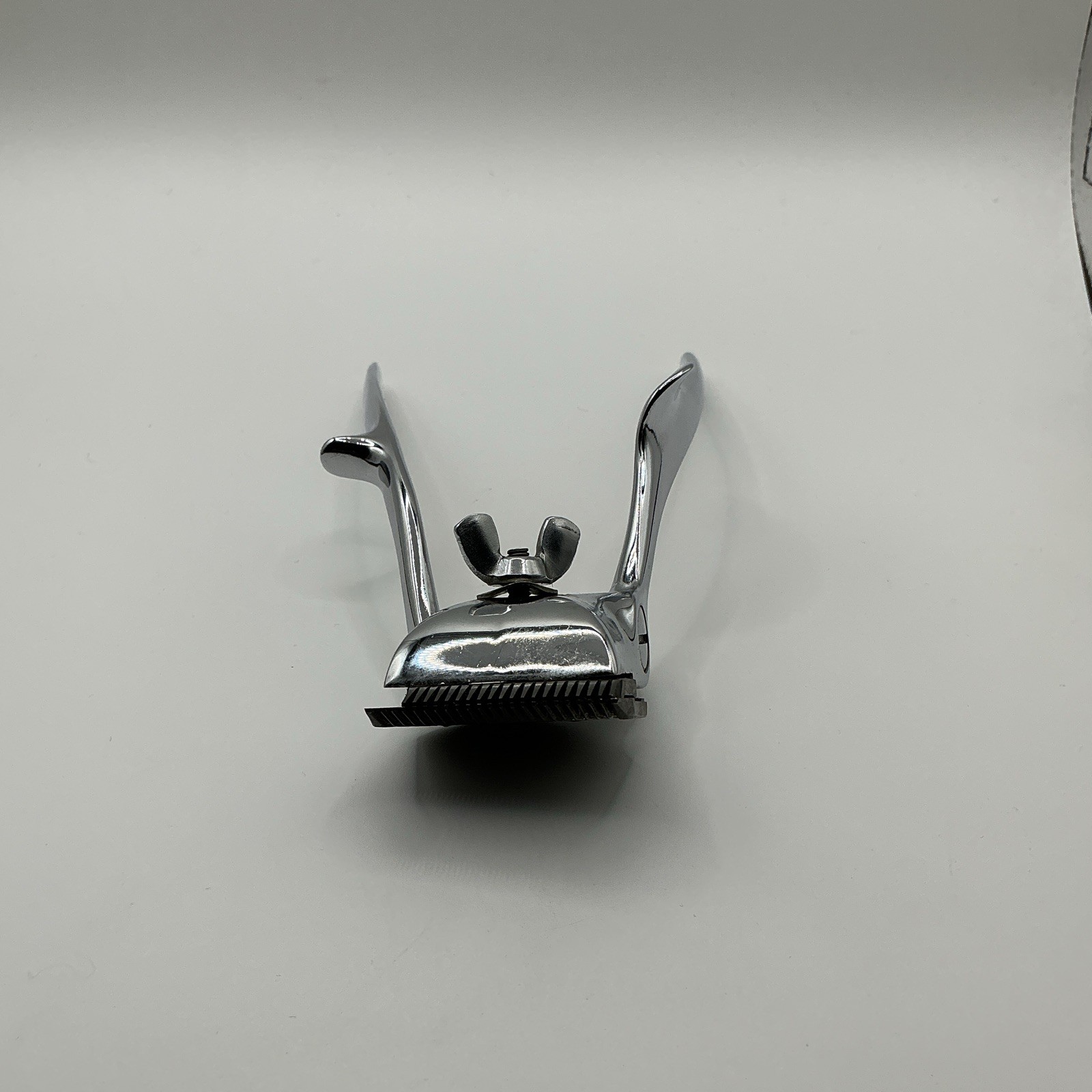 Priests of Merlin Manual Hair Clipper, Silver, 0.9mm Clipper Blade, Model No. 1