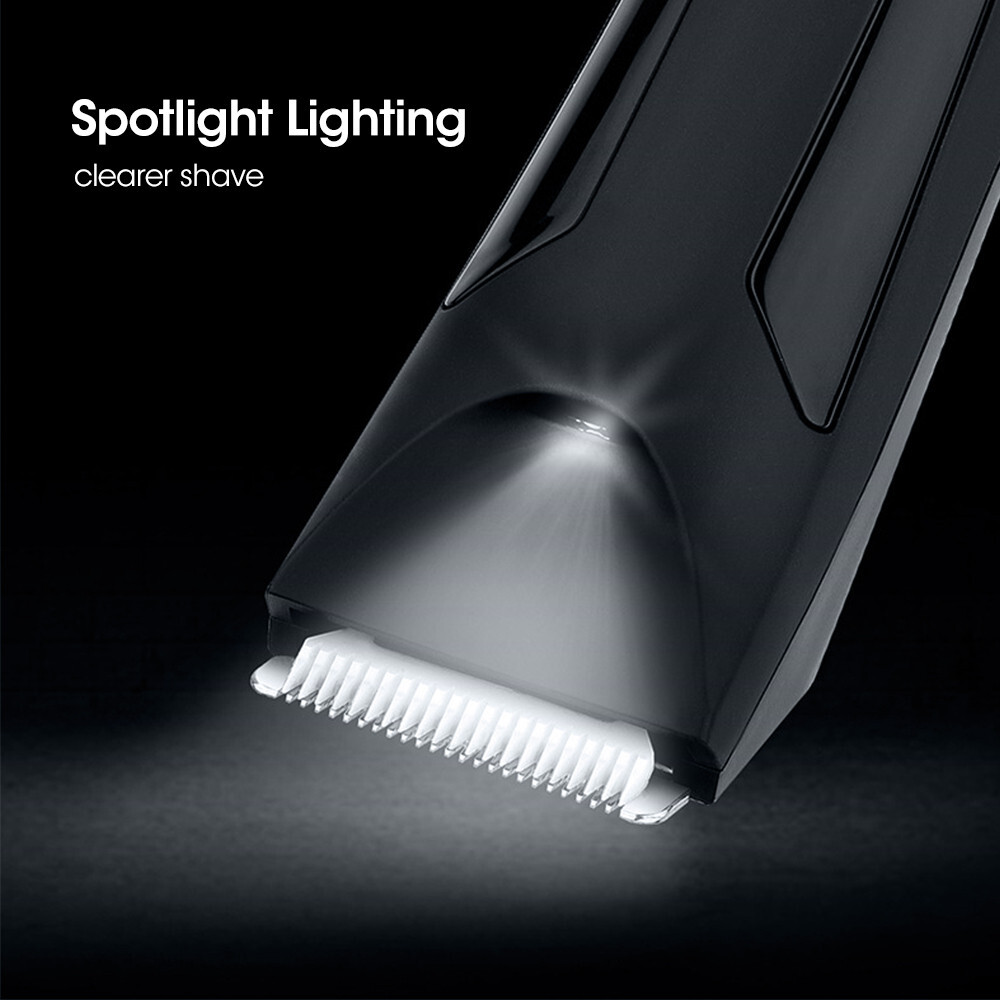 Manscape Groin Hair Trimmer for Men’s Electric Ball Trimmer Wet/Dry Body Shaver