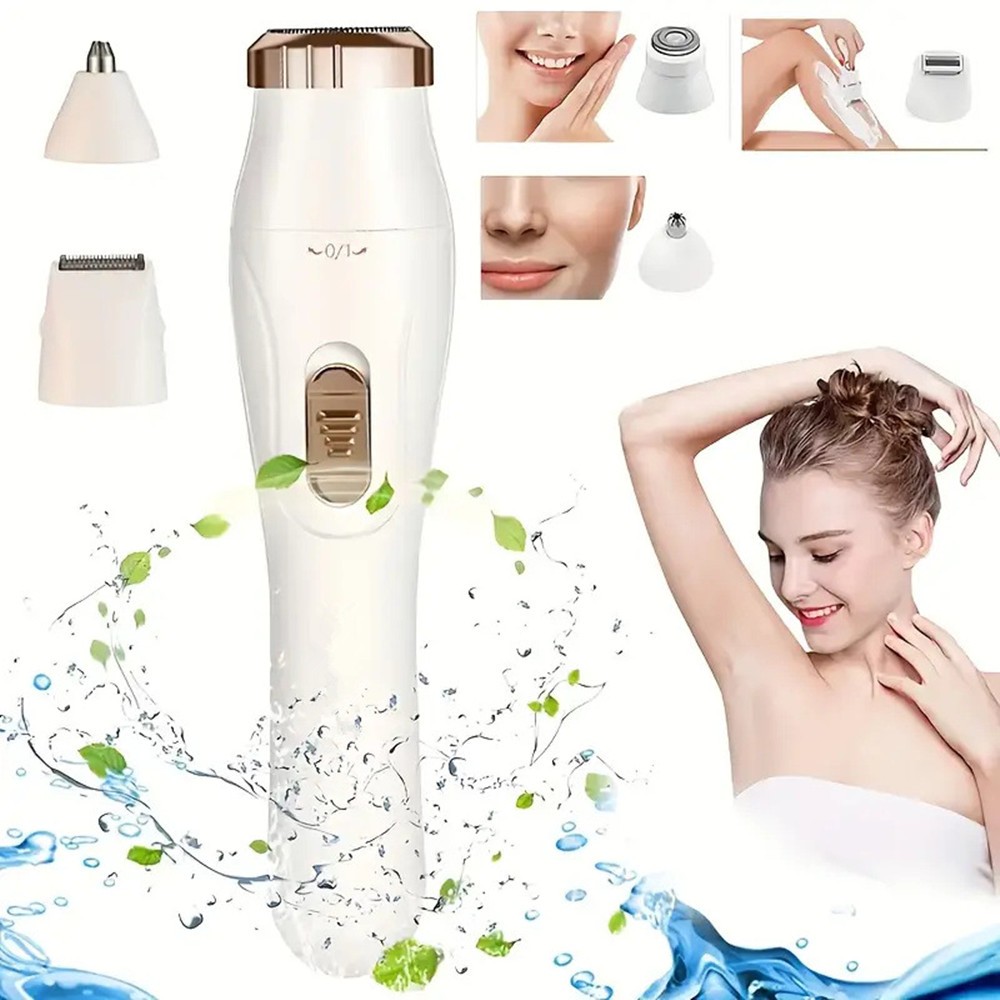 3 in 1 Rechargeable Eyebrow Ear Nose Beard Trimmer Set Hair Clipper Shaver USB
