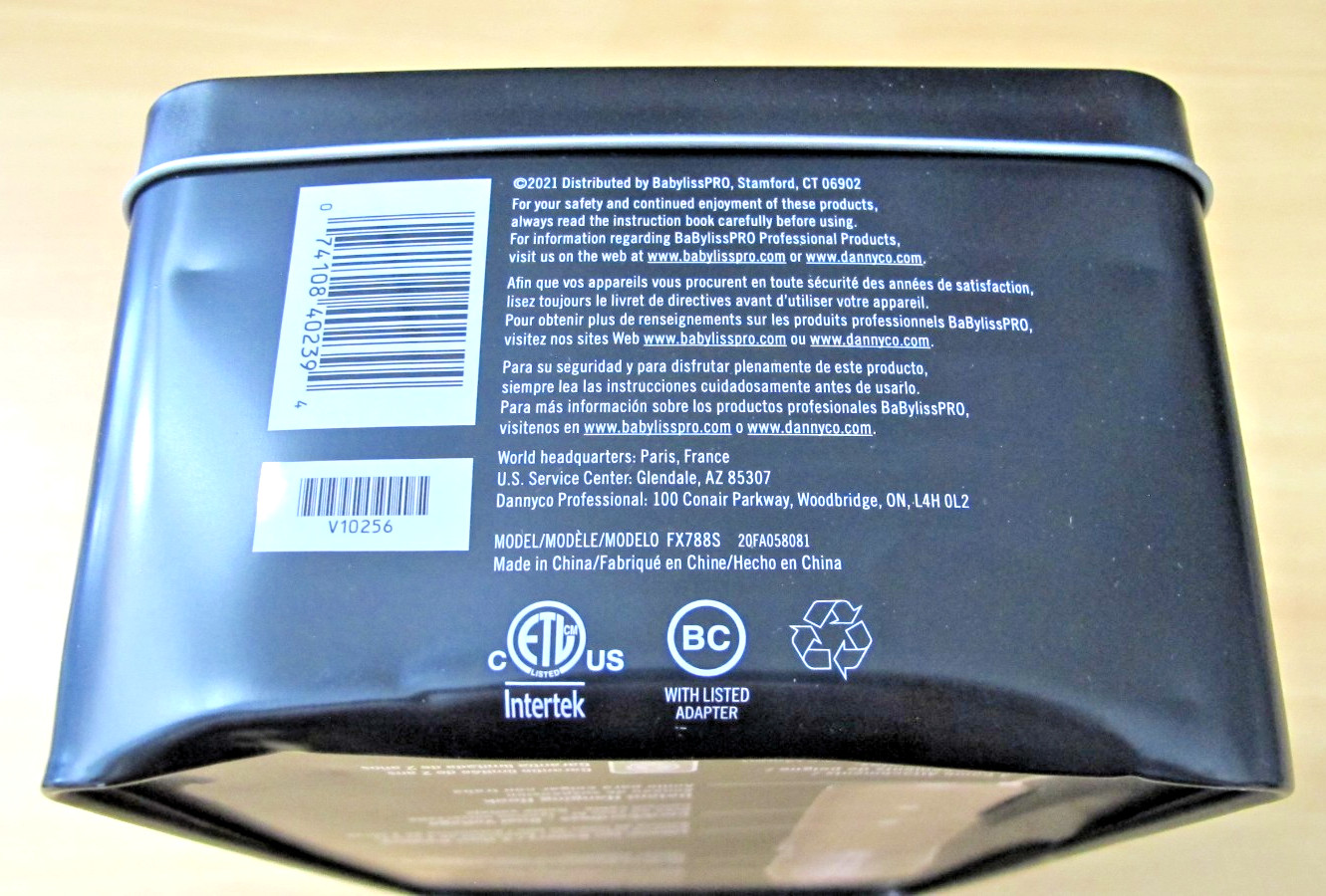 Babyliss PRO FX788S Silver FX Metal Lithium Cordless Hair Trimmer Unused