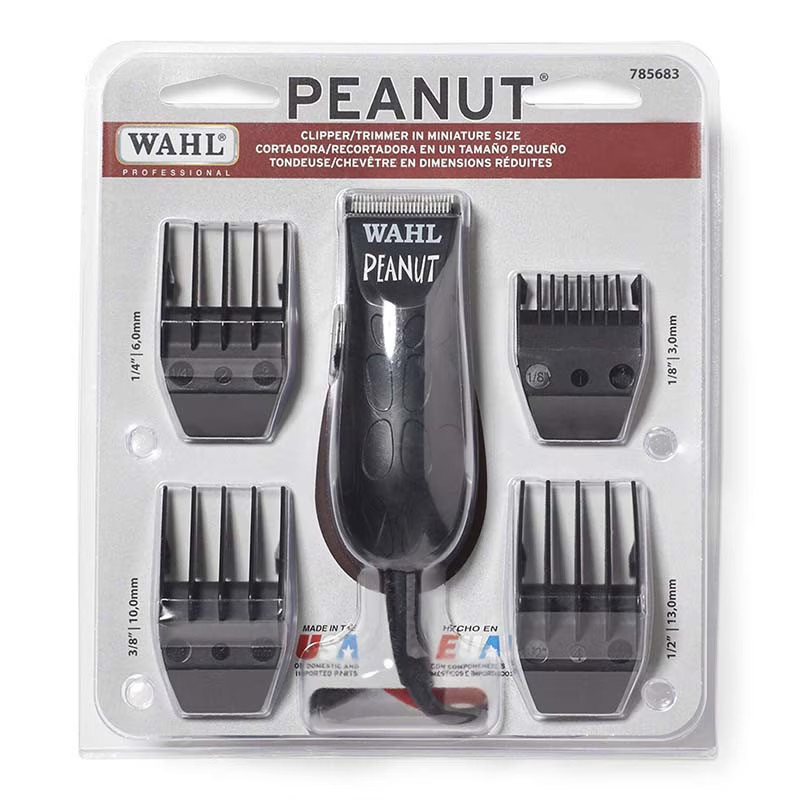 Wahl Peanut Professional Clipper and Trimmer Black Compact