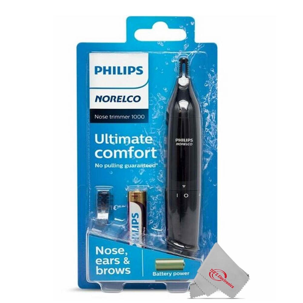 Philips Norelco Ultimate Comfort Nose Trimmer 1000 Battery Powered NT1605/60