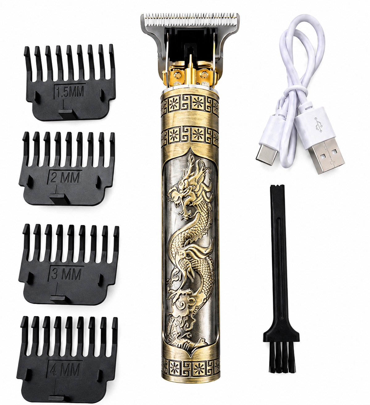 Vintage T9 Barbeador Dragon Beard Hair Trimmer Cutter Machine for Men