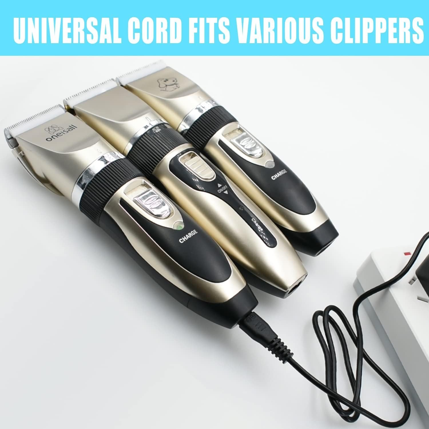 Durable Universal Charger for Clippers – 5V USB Charging Cable for Home & Travel