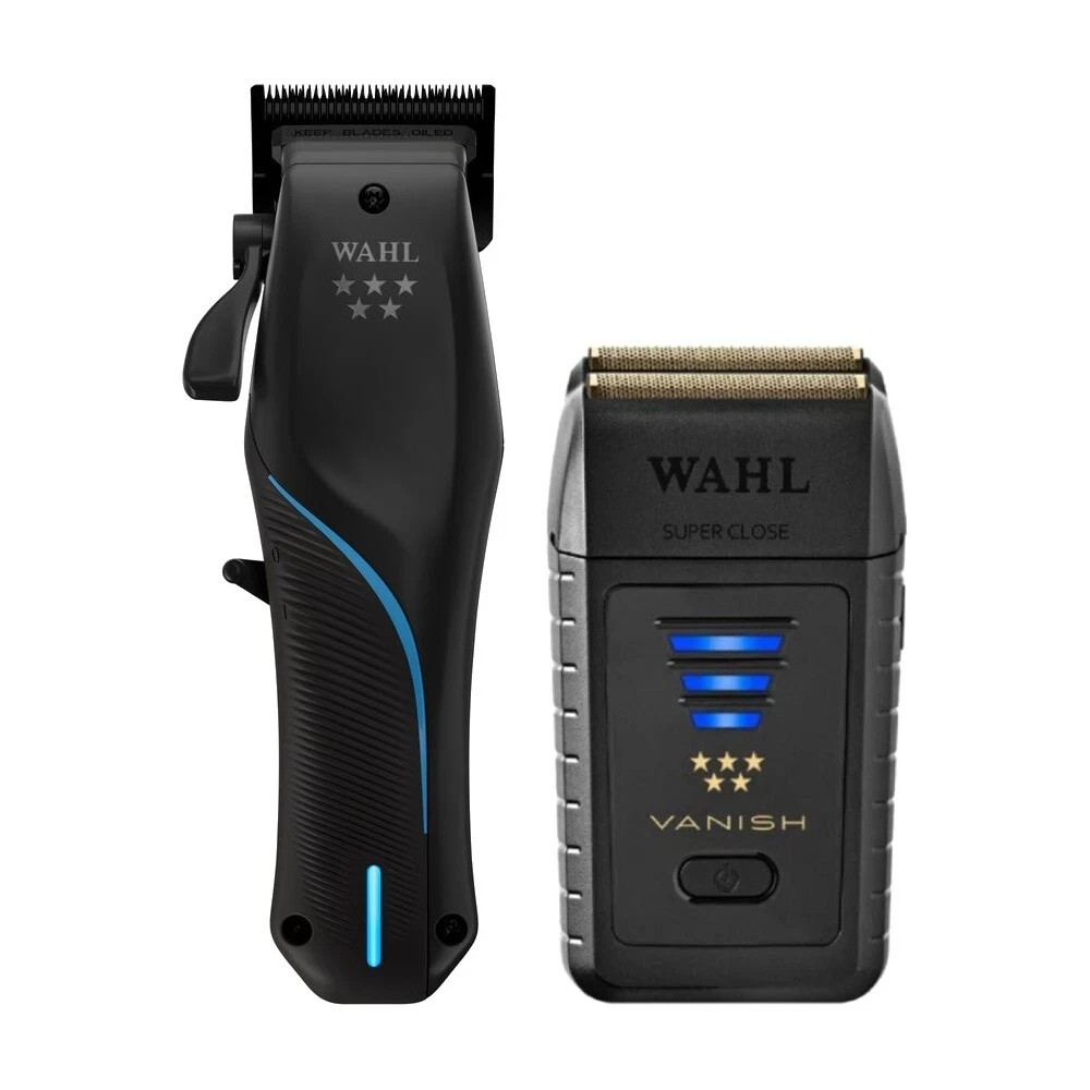 Wahl Professional Vapor Cordless Clipper w/ F32 FadeOut Blade + Vanish Shaver