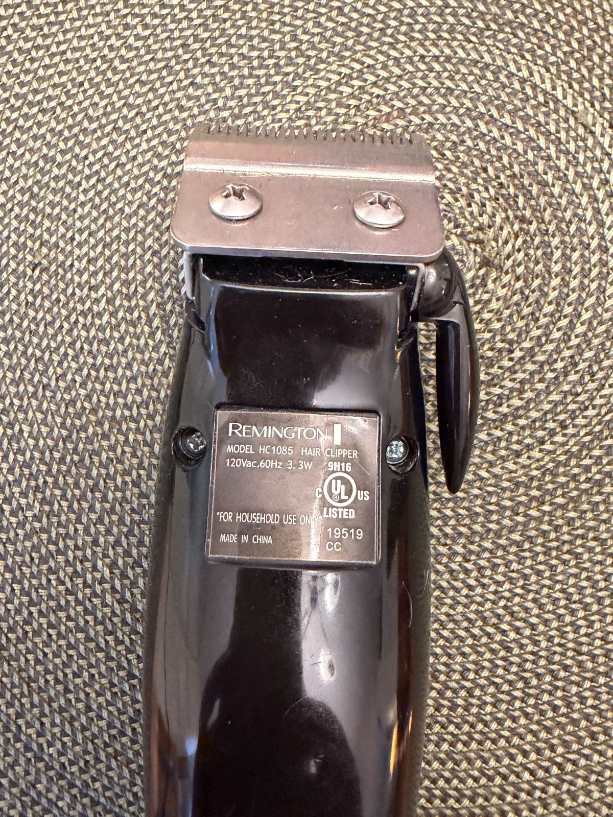 Hair Trimmer Remington Electric Clipper And Grooming HC-1085 No accessories