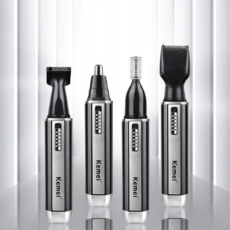 Kemei KM-6630 4in1 Set Beard Shaver Nose Hair Eyebrows Ears Trimmer Clippers