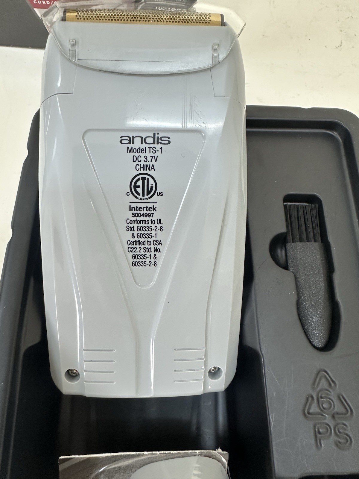 Andis ProFoil Lithium Titanium Foil Shaver Gray 17150 No Charger