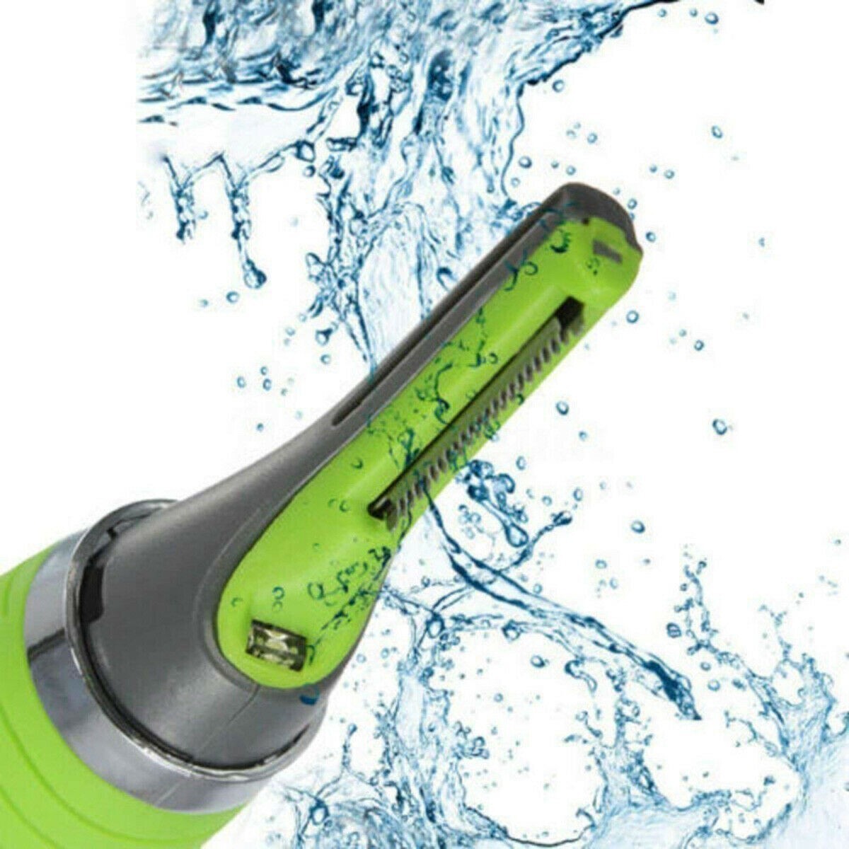 Hot Men Nose Ear Face Neck Eyebrow Hair Mustache Beard Trimmer Shaver Clipper PE