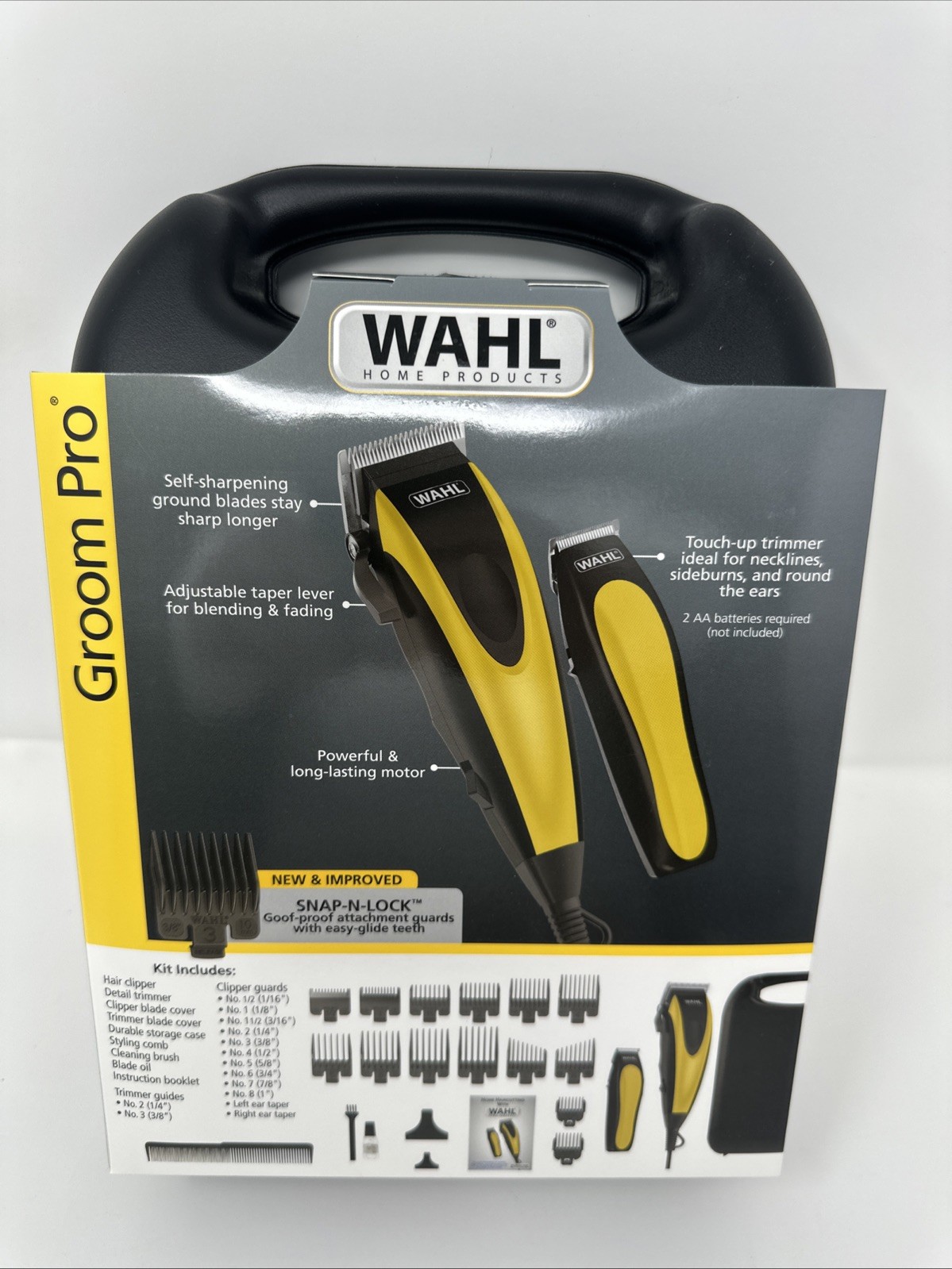 WAHL Groom Pro HEAD & TOTAL BODY GROOMING KIT Hair Clipper Trimmer HAIRCUTING