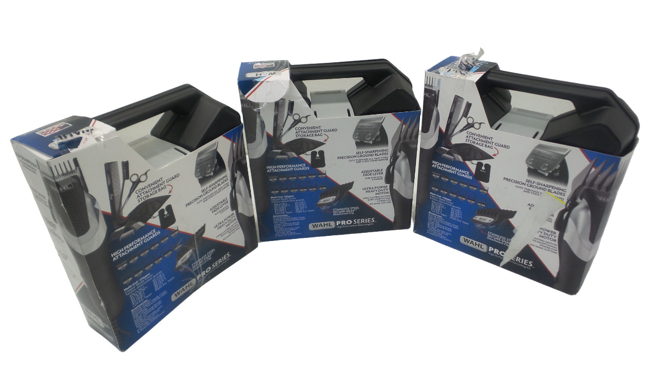 Lot of 3 Wahl – Pro Series High Performance Ultra Power Heavy Duty.