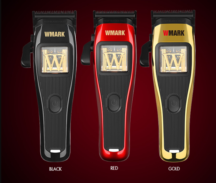 Wmark NG-X1 Cordless Magnetic Motor Clipper + Magnetic Guards – Pro Hair
