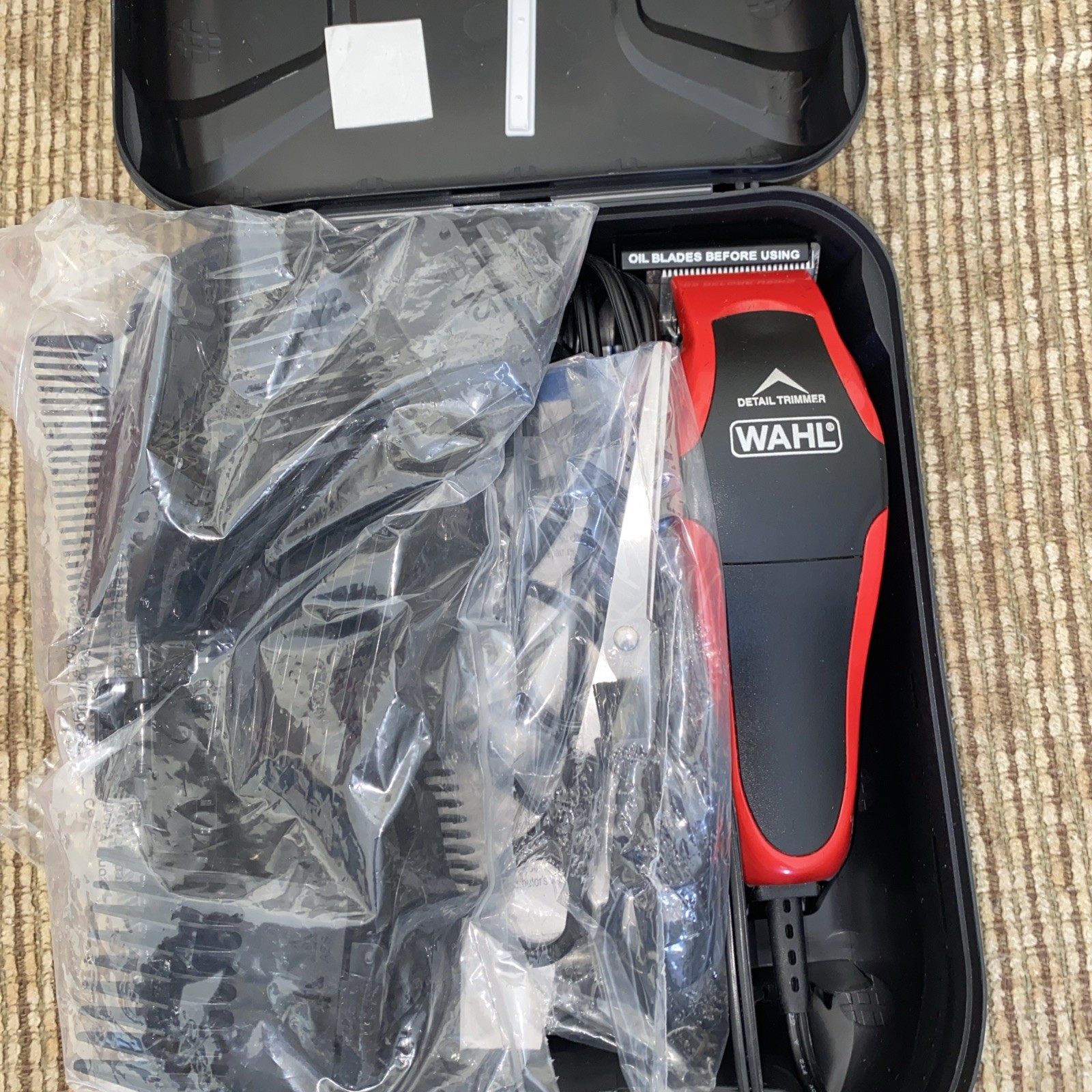 Wahl Men Professional Precision Hair Clippers – Red/Black