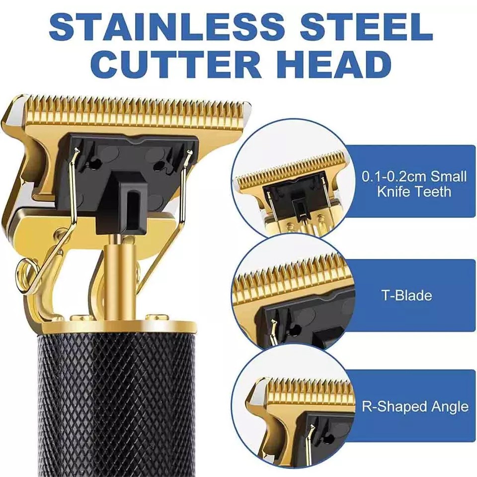 Professional Hair Clippers Beard Trimmer Close Cutting Barber Clippers