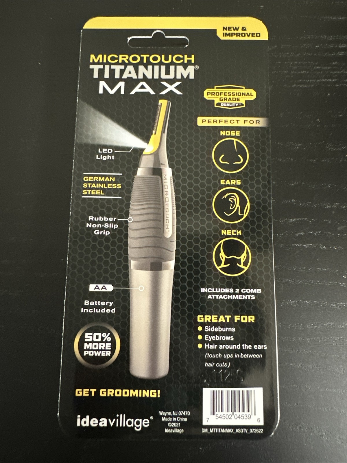 Microtouch Titatnium Max All-In-One Personal Mirco Precision Trimmer [NEW]