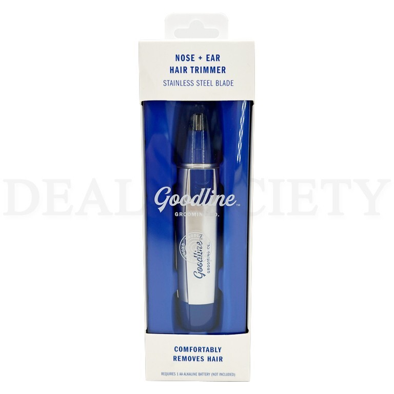 Goodline Grooming Co. Stainless Steel Blade Nose & Ear Hair Trimmer