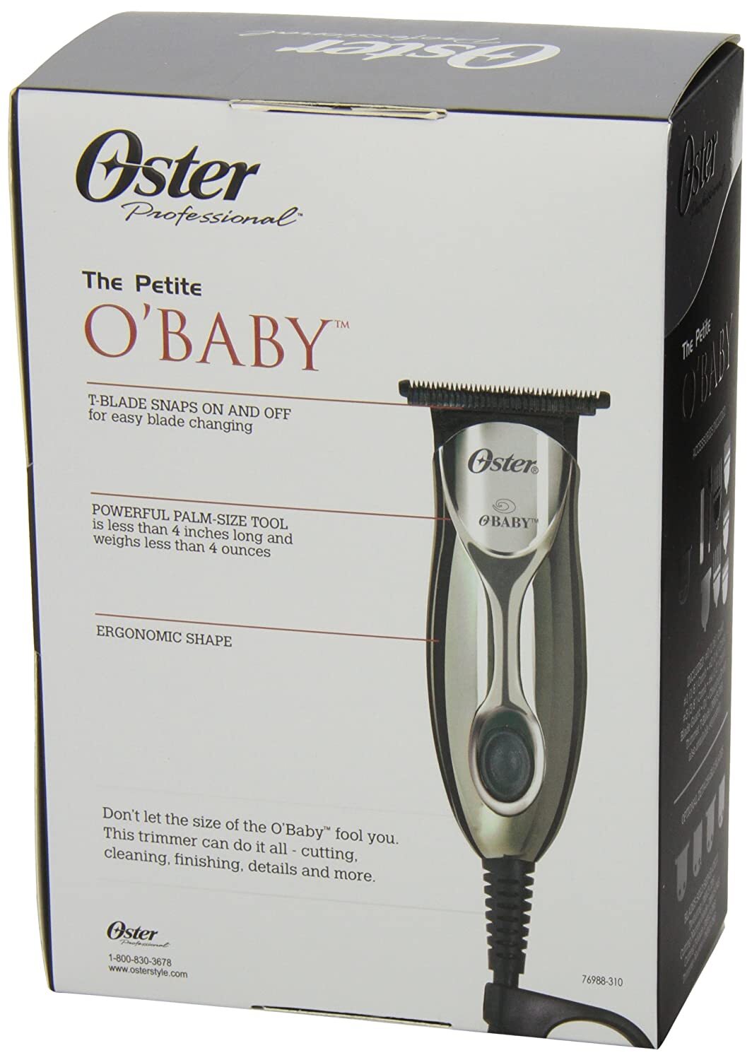 Oster 76988-30 O Baby T Blade Clipper/trimme, 2 lbs, 1 Count
