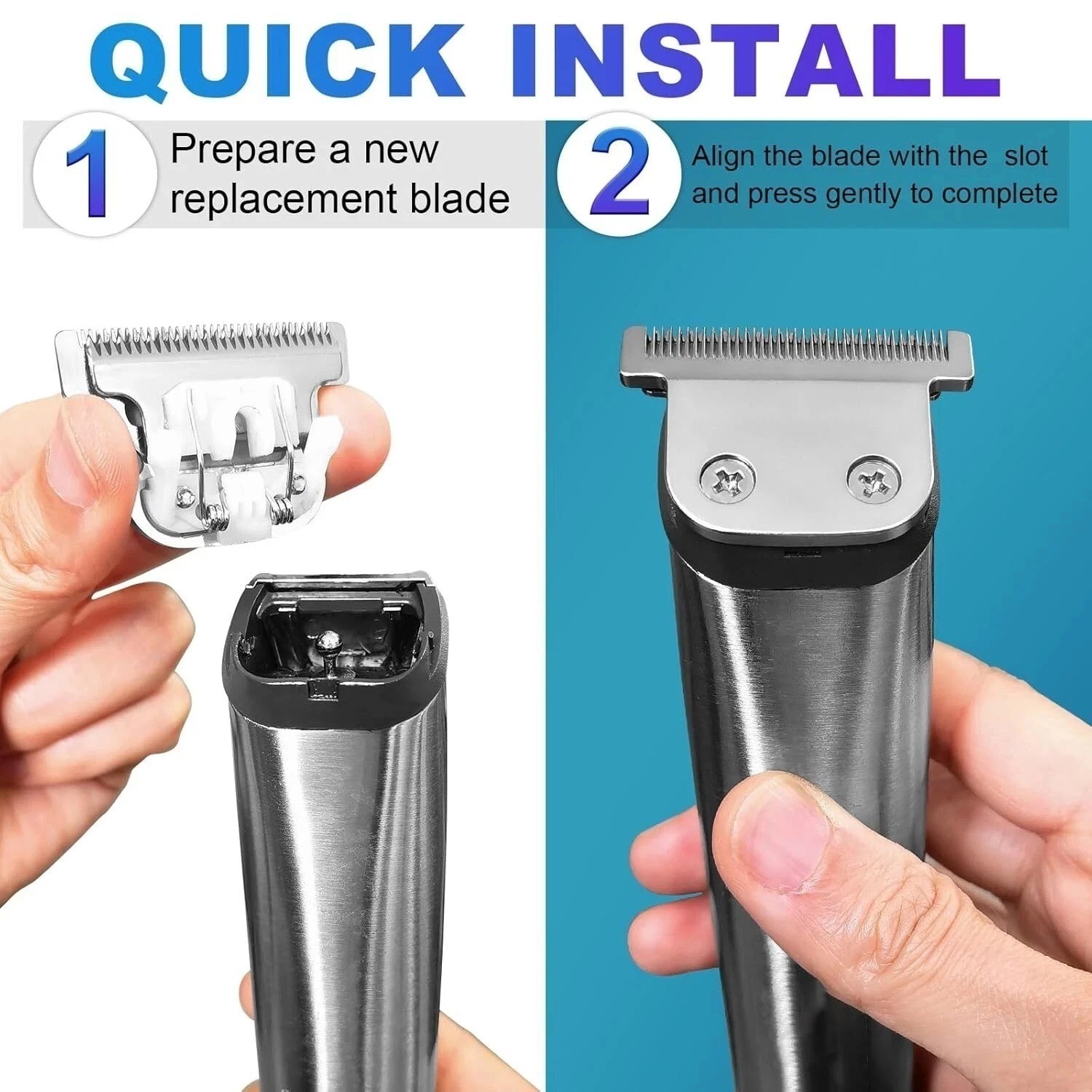 Genuine Wahl Trimmer Replacement Stainless Steel T Blade 02144 9818 9864 9854