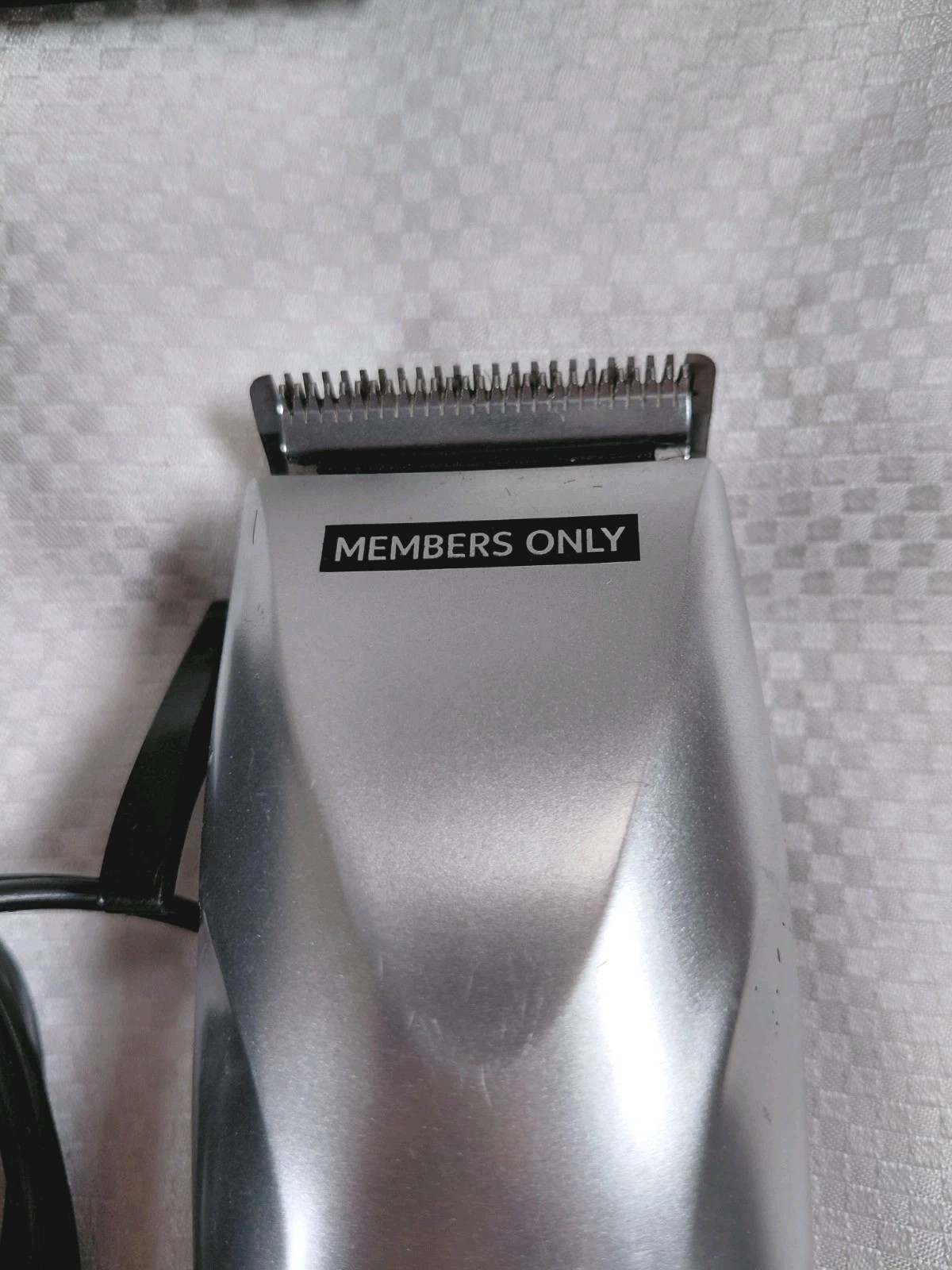 Members Only Professional Hair Clipers Black Storage Case Works No Accessories
