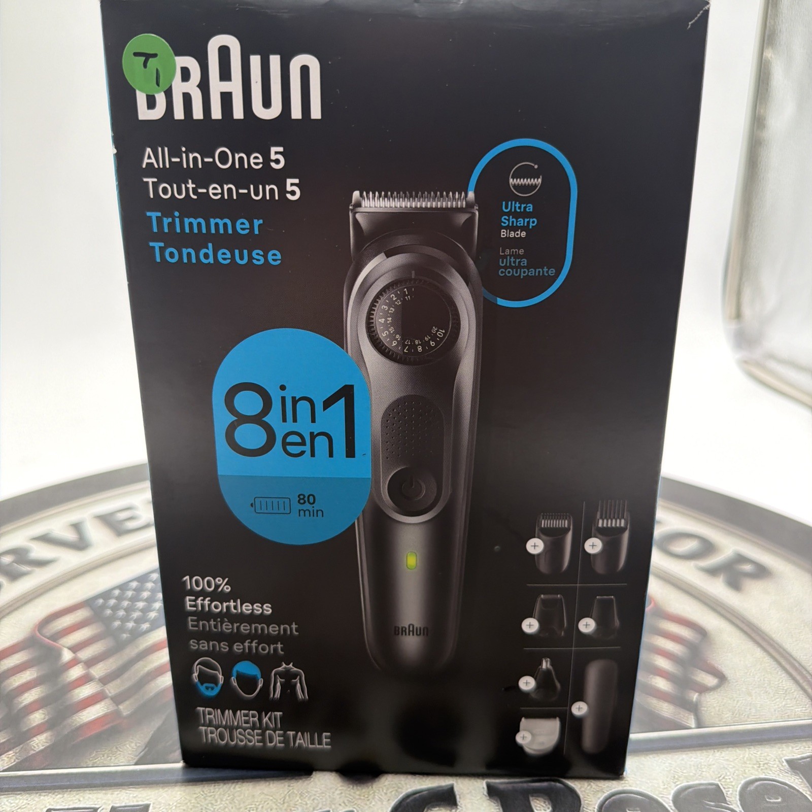 Braun All-in-One Style Kit Series 5 5471 8-in-1 Trimmer for Men with Beard Trimm