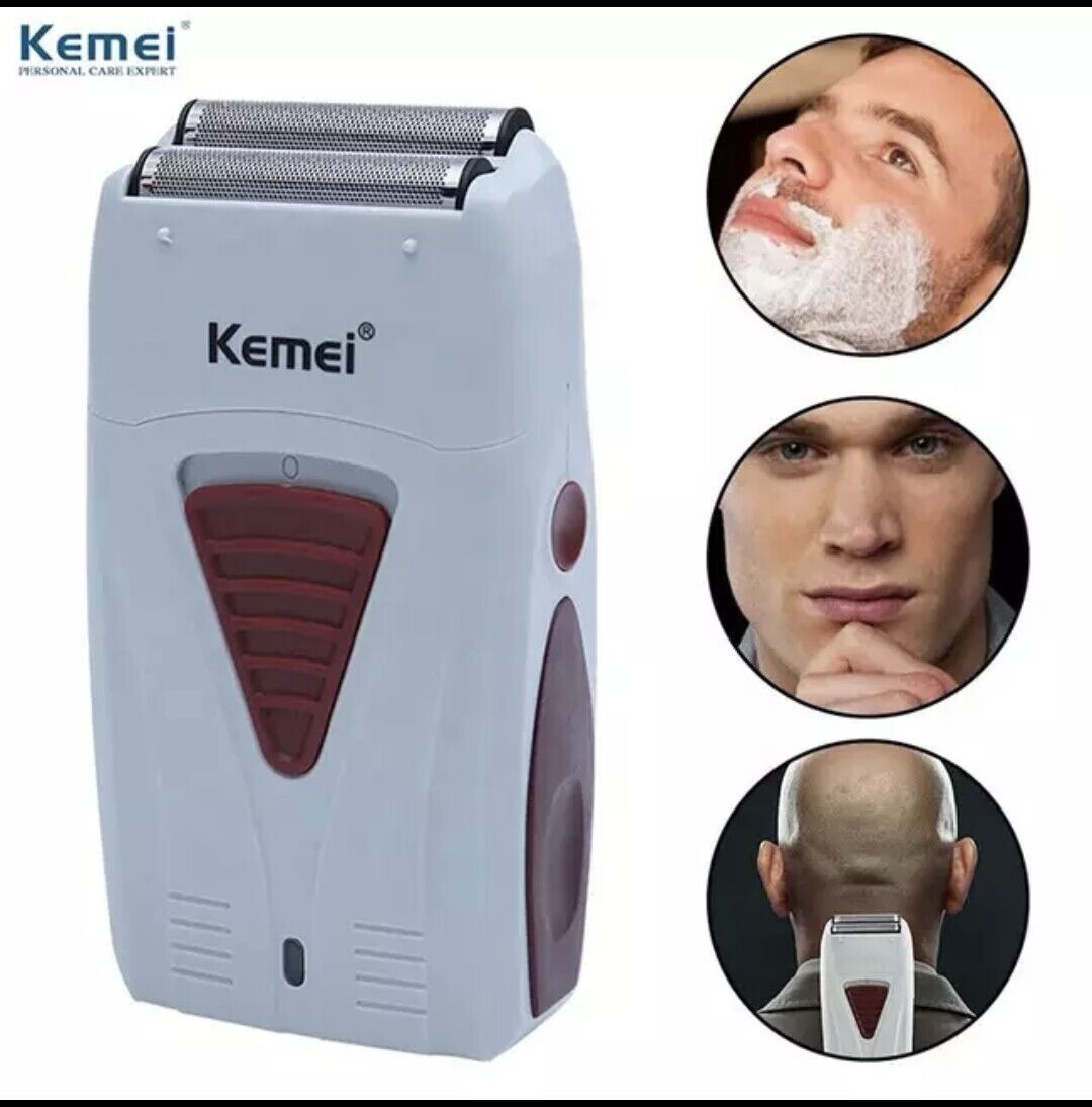 Bald Hair Clipper Trimmer Kemei Electric Head Blade Men’s Dual Foil Shaver Blade