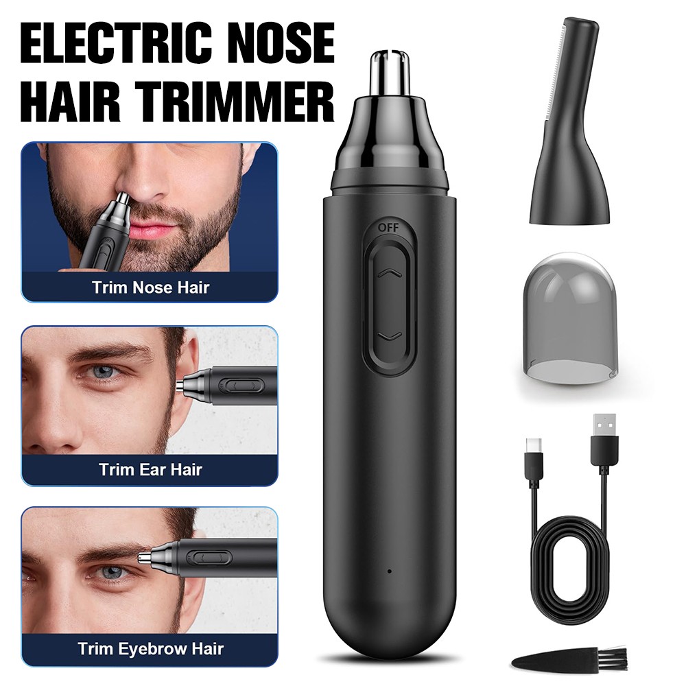 2025 NEW Nose Ear Face Neck Eyebrow Hair Mustache Beard Trimmer Shaver Clipper
