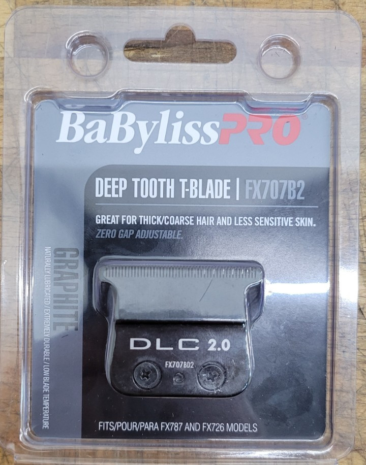 BaByliss PRO FX707BD2 Replacement DLC 2.0 Trimmer T-Blade Deep Tooth – USED