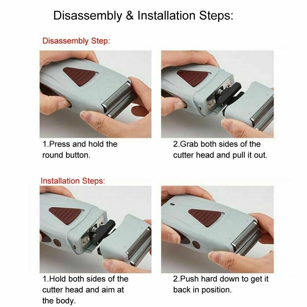 Men’s Electric Foil Shaver Trimmer Razor Rechargeable Hair Beard Shaving Machine