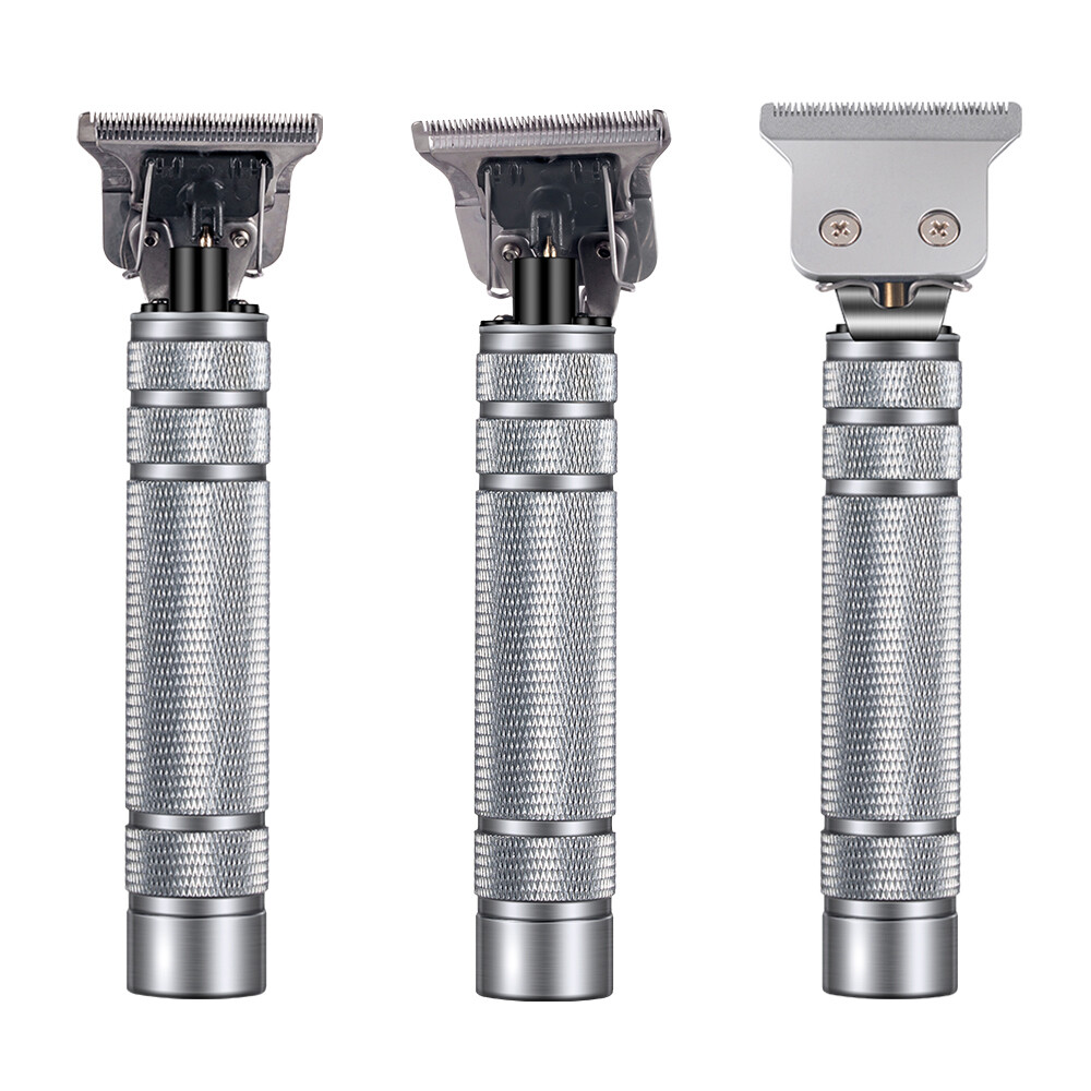 Kemei Silver Cordless Hair Clippers Trimmer Shaver Clipper Cutting Beard Barber
