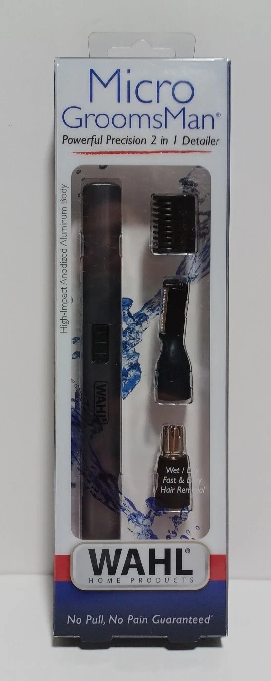 Wahl Micro Groomsman Battery Personal Trimmer for Eyebrows, Nose & Ear