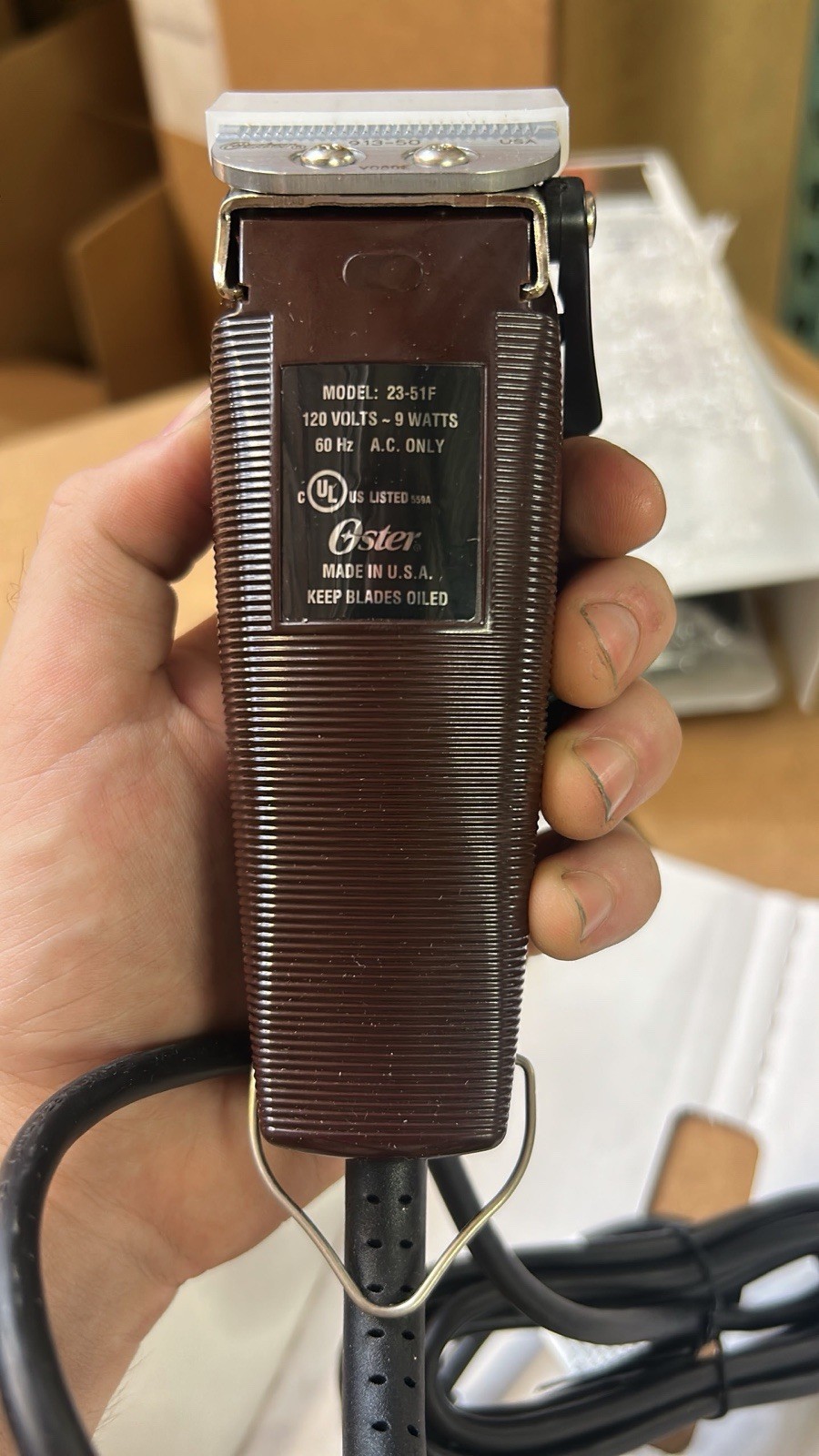 Oster Fast Feed Adjustable Pivot Motor Clipper Professional-Grade – Used