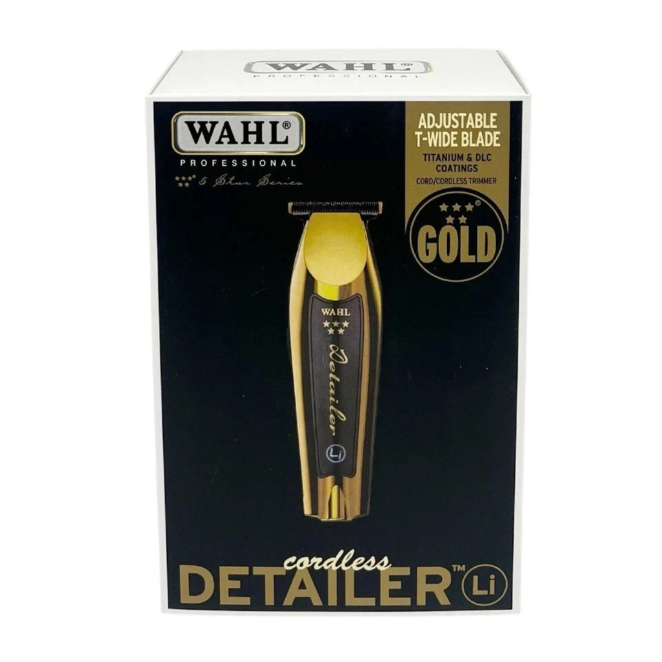 New Wahl Professional 5-Star Series Detailer Gold Trimmer 8171-700 Cord/Cordless