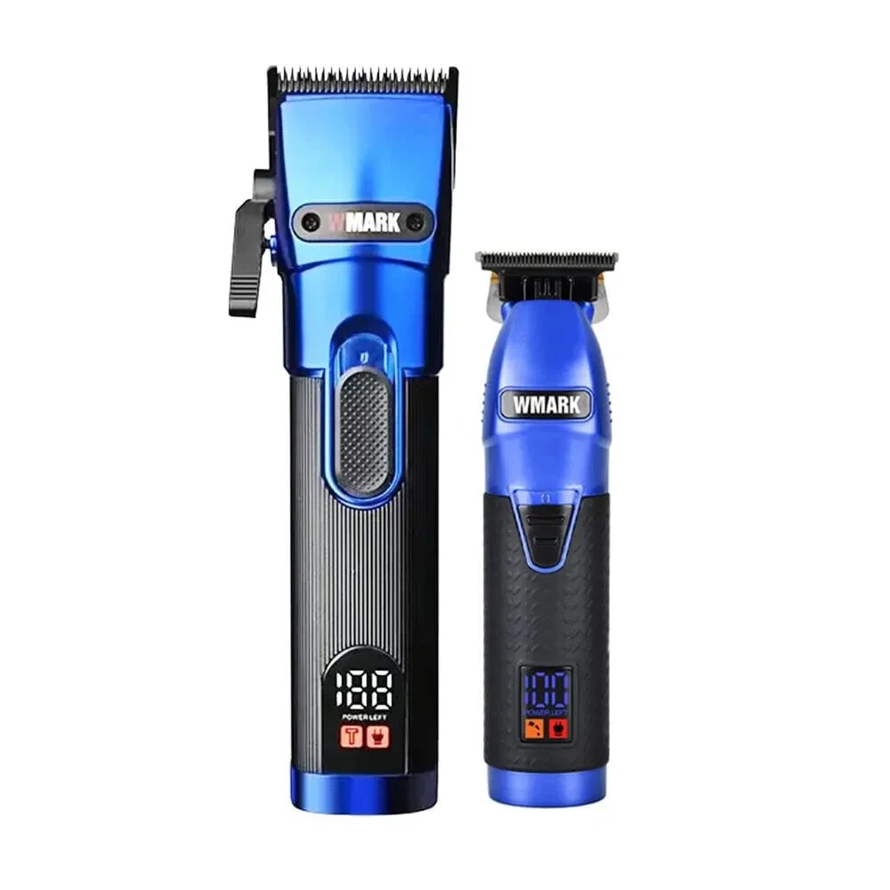 Wmark NG-121 + NG-318 – Professional Cordless Clipper & Trimmer Set