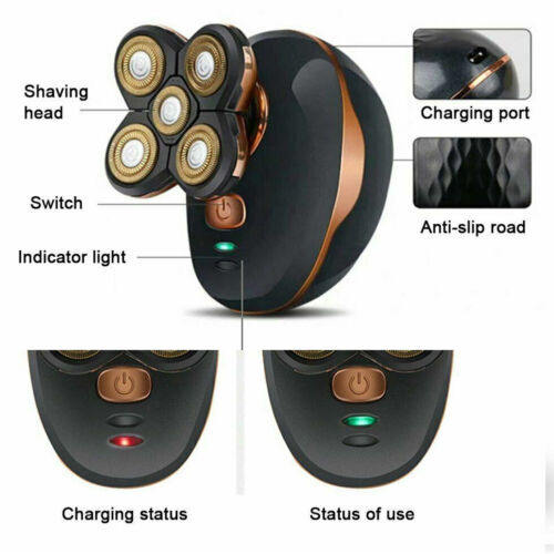 Men’s Electric Beard Shaver Trimmer Razor Rechargeable Hair Shaving Machine USB