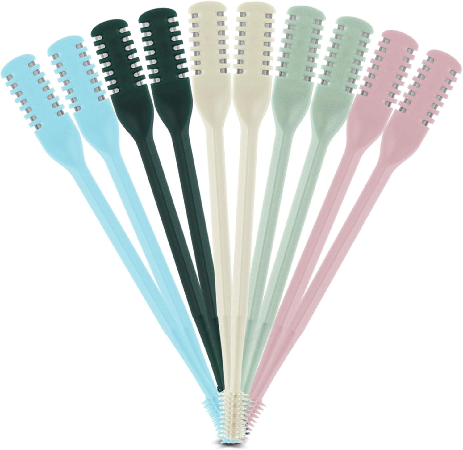 10Pcs 2-in-1 Nose Hair Trimmer, Nasal Hair Cutter, Double Sided Nose Hair Cutter