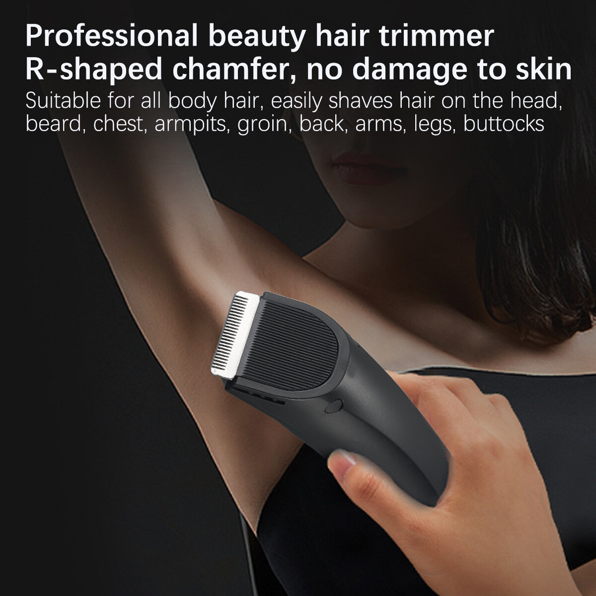 Men’s Pubic Hair Trimmer Electric Groin Body Hair Shaver for Balls Body Hair US