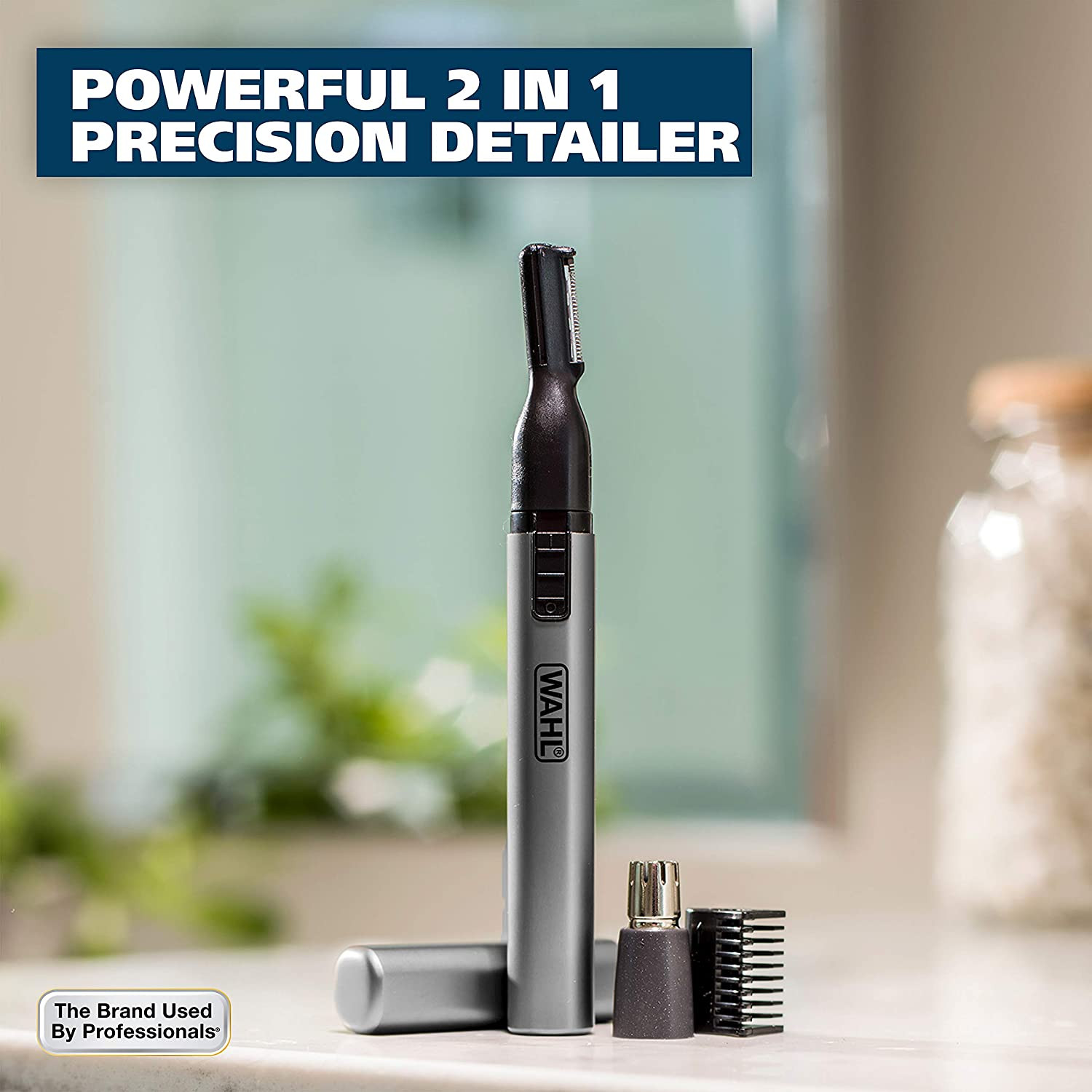 Micro Groomsman Battery Personal Trimmer for Hygienic Grooming with Rinseable…