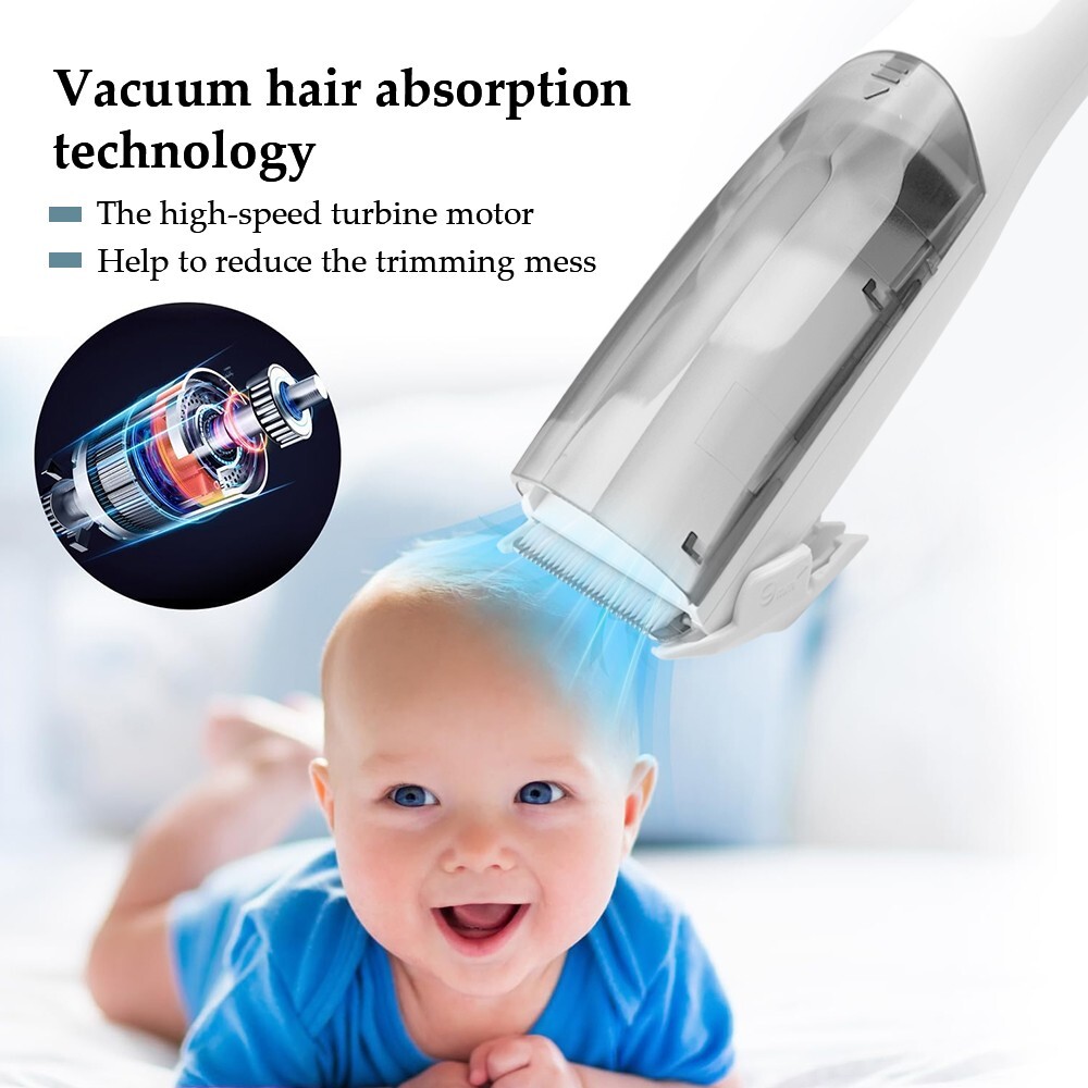 Silent Kids Hair Clippers – Self-Priming, Calm & Safe for Stress-Free Haircuts