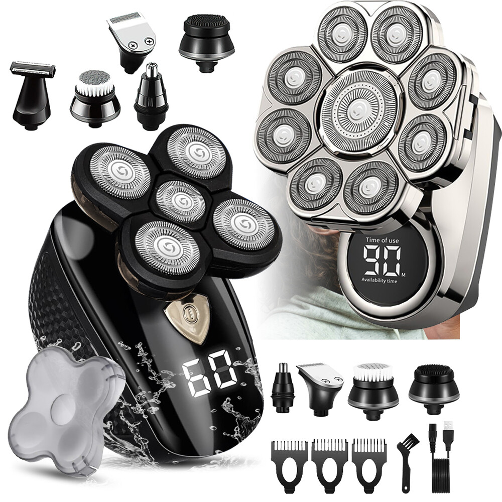 Maquina De Afeitar Para Cabeza Calva Hombre Afeitadora Corporal Electrica Barba