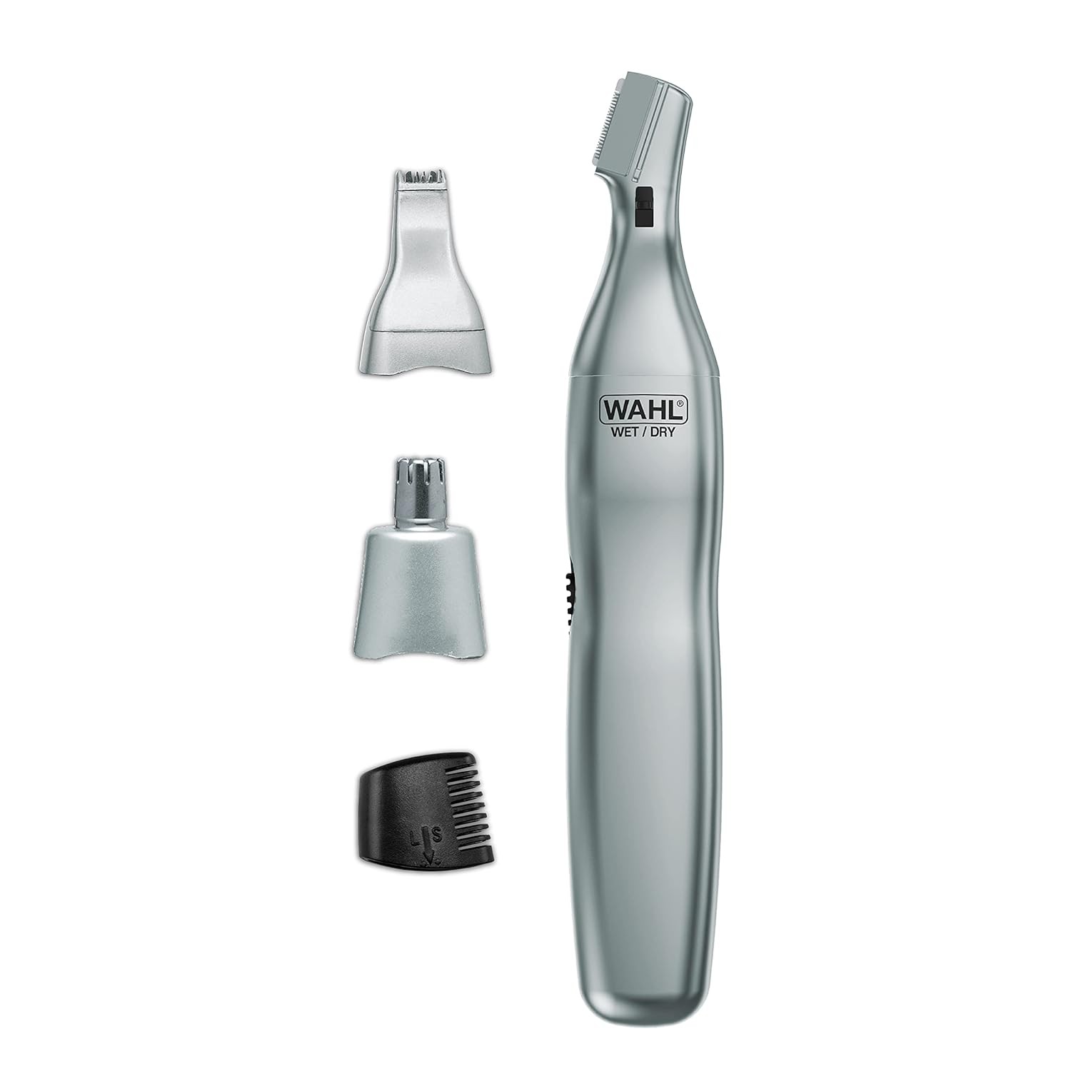 Wahl Men’s Battery Nose Hair Trimmer with Eyebrow and Neckline Grooming