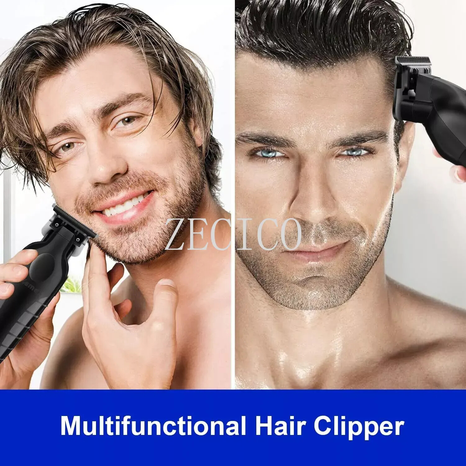 Men’s Professional Hair Clippers Cordless Trimmer Beard Cutting Machine Barber
