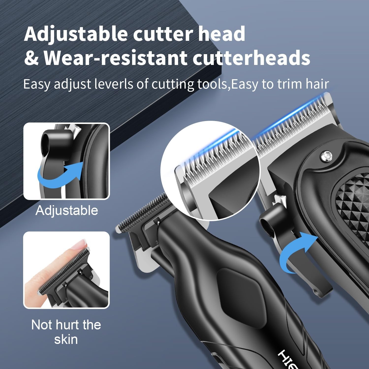 HIENA PRO Hair Clippers Set for Men, Cordless Trimmer & Shaver Kit