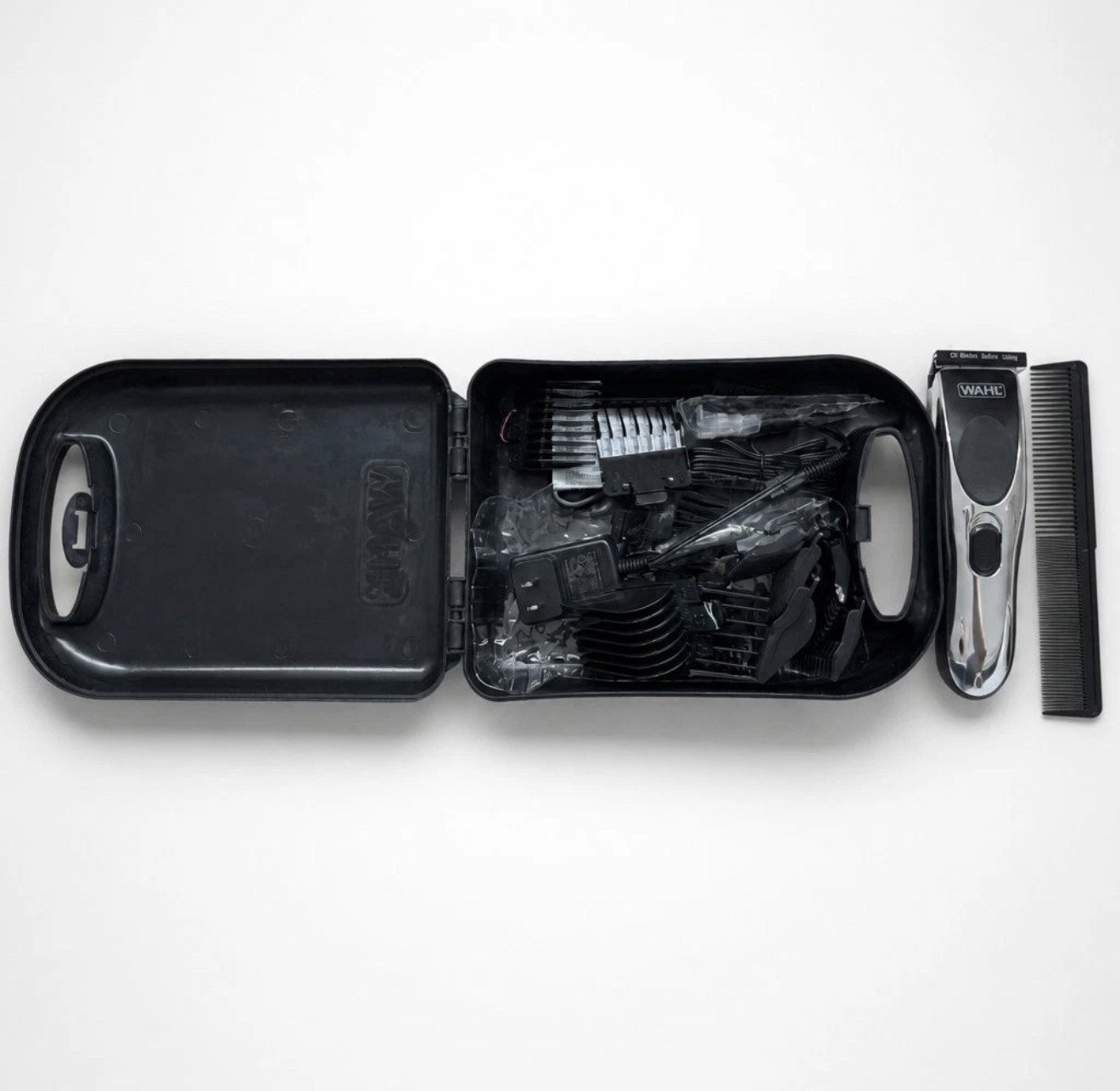 Wahl Rechargeable Hair Clipper Kit 79434 Cordless Trimmer Guards Open Box (NEW)