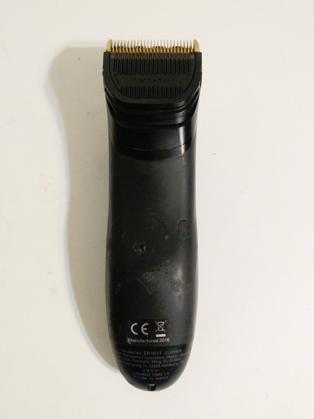 Panasonic ER 1611 Professional Hair Clipper ER1611 Black Gold